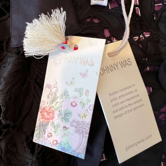 Johnny Was 2 Pc. Lace Shirt & Camisole NWT - Picture 7 of 16